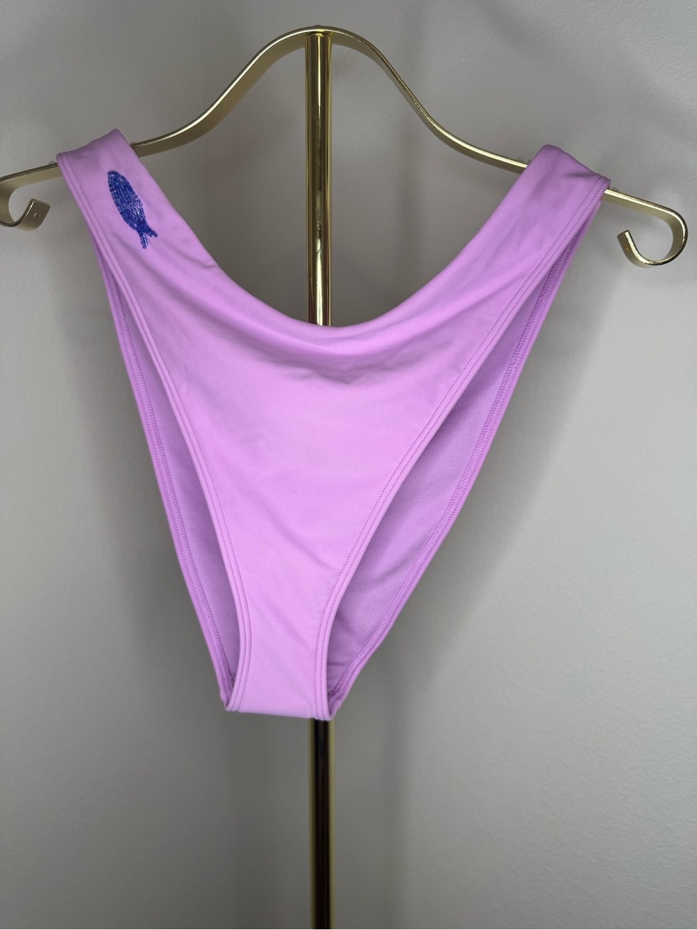 NWT Abercrombie High-Leg Women's Bikini Swim Bottom - Size Large